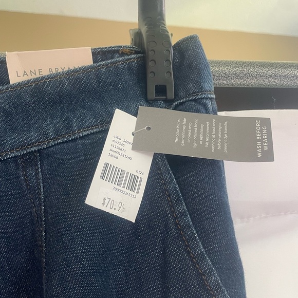 Lane Bryant NWT size 22 plus size Wide leg mid rise Blue Denim Jeans - Picture 3 of 7